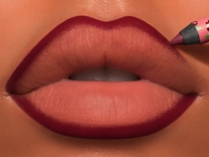Lipstick apply red perfectly tutorial steps used products