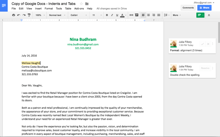 Google documents docs outline navigate easily quickly tool