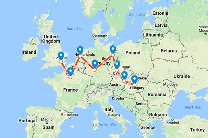 Europe itinerary road month trip travel backpacking map route european visit roadaffair perfect one backpack euro time affair article idea